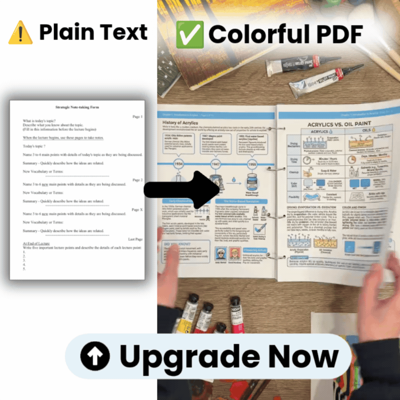 Upgrade To 1000+ Colorful Notes